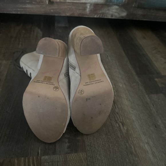 KRISTIN CAVALLARI CHINESE LAUNDRY LACE UP BOOT BOOTIE SZ 6 - Picture 4 of 4